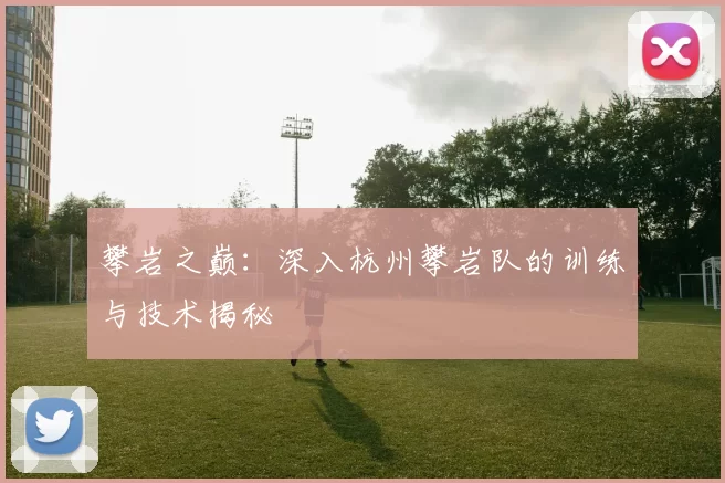 攀岩之巅：深入杭州攀岩队的训练与技术揭秘