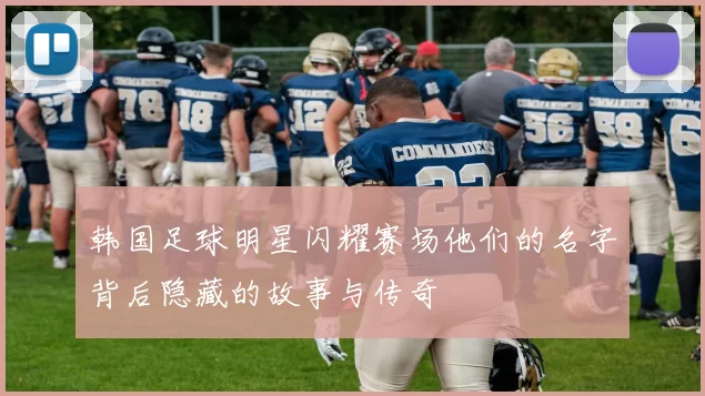 韩国足球明星闪耀赛场他们的名字背后隐藏的故事与传奇